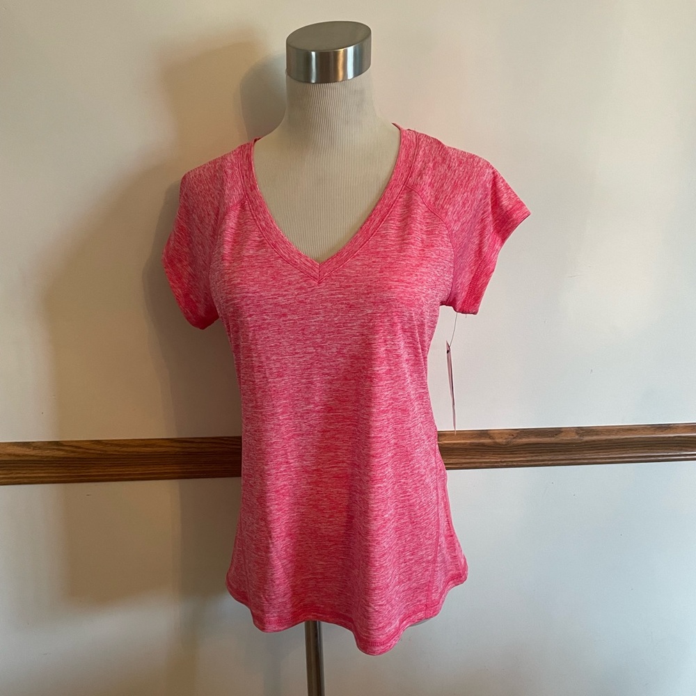 Ideology Heathered Pink Activewear Top